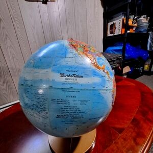 Replogle world globe map